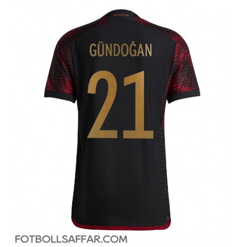 Tyskland Ilkay Gundogan #21 Bortatröja VM 2022 Kortärmad